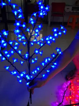 LED Češnjev Cvet Drevo, veja 96pcs led 128pcs led 110/220VAC Nepremočljiva Vrt Krajine Dekoracijo Lučka za Uporabo na Prostem