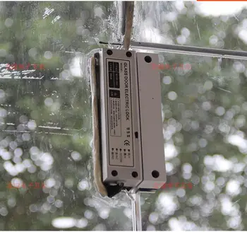 12VDC RFID Električni Vijakov Ključavnica Steklena Vrata brez okvirjev NC 5 kabel za nadzor Dostopa
