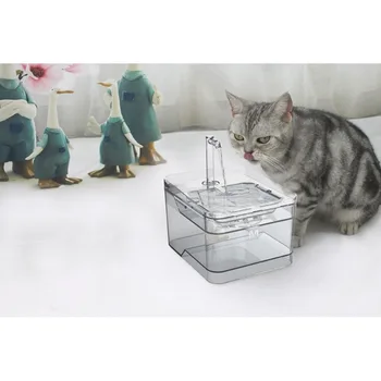 2.8 L Smart Sensor Mačka In Pes Razpršilnik Vode Nič Hrupa USB Dvojno Vtičnico Način 300 ml Power Off Shranjevanje Vode za Hišne živali Razpršilnik Vode