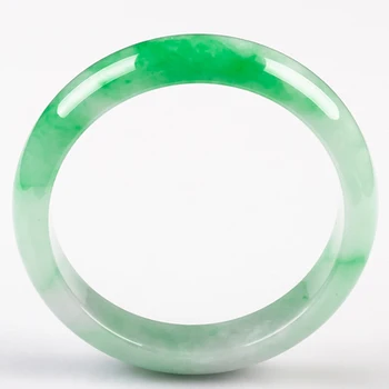 Zheru nakit naravnih jade 54-64mm zelena v dveh odtenkih zapestnica elegantno princesa jewelry najboljše darilo