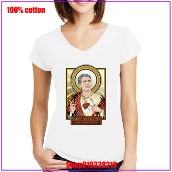 Saint Anthony Bourdain Poletje V vratu T-majice Osebno Kratkimi Simbol Tees Najnovejše priljubljenost 180 gsm Česana Bombaž