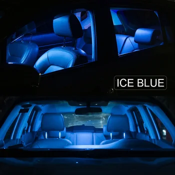 11Pcs Xenon RDEČA LED Luči, Žarnica Svetilka Notranjost Paket Komplet Za Obdobje 2009-2013 Mazda 6 Zemljevid Dome z Dovoljenjem za registrske tablice svetlobe