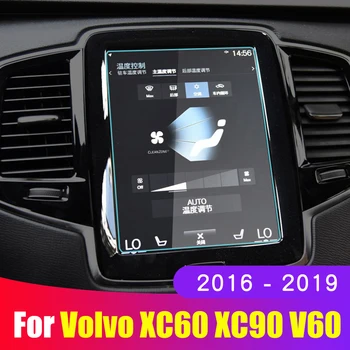 Avto Zaslon Zaščitna folija Za Volvo XC60 XC90 XC40 S90 V90 V60-2019 Avtomobilski Navigacijski Zaslon Kaljeno Steklo za Varovanje Pokrov