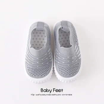 Baby čevlji za poletje Fantje in dekleta votel, ki plujejo pod tkane čevlji