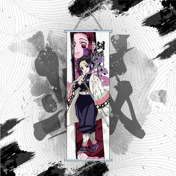 Novo Priljubljenih Anime Demon Slayer: Kimetsu Ne Yaiba Plakat Tkanine Poiščite Slikarstvo Stensko Sliko Anime Steno, Se Pomaknite Visi Deco