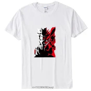 2020 Nove Moške Anime Naruto T-shirt Poletje Ženske Manga Risanka Tiskanja Bombaž majica s kratkimi rokavi Ženske Hipster Vrhovi Tshirt