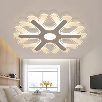 Jmmxiuz 2018 Vroče prodaje Ultra-tanek sneg stropne svetilke akril spalnica razsvetljavo oblikovan LED soba lučka+brezplačna dostava
