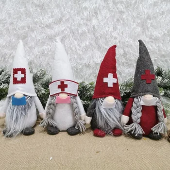 Ročno Švedski Božič Santa Gnome Plišastih Lutka Počitnice Figurice Igrače Božič Dom Okraski Različnih Stilov