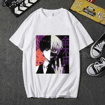 Tokio Ghoul Anime Manga T Shirt Novo Funimation Kaneki Ken Risanka Lepo Svoboden T-shirt Moški Cotton Tee Shirt Mens Oblačila 2020