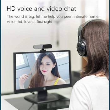 Full HD Video Web Cam 1080P Spletna kamera z Mikrofonom, Računalniške Periferne USB Spletna Kamera za Youtube Prenosni RAČUNALNIK Video v Živo