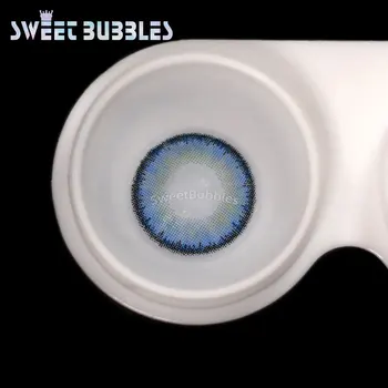SweetBubbles Egipt Serije Naravne Barve Kontaktnih Leč Modro, Rjavo Sive Oči Barvne Leče 2pcs/par