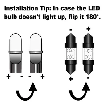 Shinman 7pcs X Napak LED Notranja Luč Kit Paket za honda crv cr-v, dodatki, 2002-2006