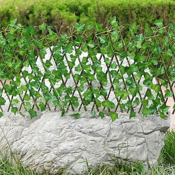 Umetni Vrtna Rastlina Ograje UV, Zaščiteni Zasebnost Zaslon na Prostem za Uporabo v Zaprtih prostorih Vrtno Ograjo Dvorišču Doma Dekor Zelenja Stene
