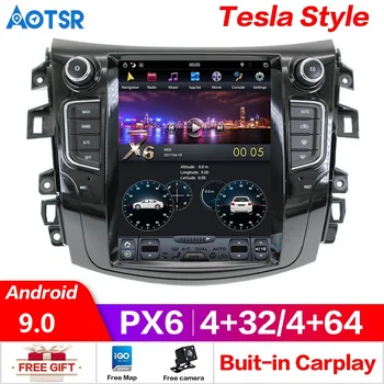 Px6 Android 9.0 4+64 G Avto DVD Predvajalnik, GPS Navigacija Za NISSAN NP300 Navara-2019 večpredstavnostna radio snemalnik glavne enote stereo