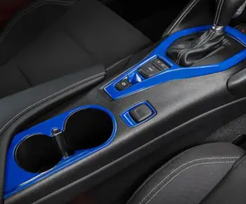 Najnovejši Električni Zavore Gumb Okvir Trim Notranjost Pokrova ABS Za Chevrolet Camaro 2016 Up Brezplačna Dostava