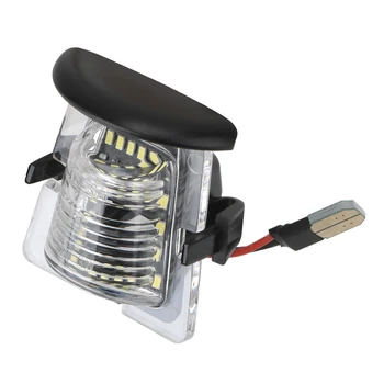LEEPEE Bela LED Številko registrske Tablice Luč za Jeep Wrangler JK JKU 2007-2018 prometno Dovoljenje Lučka Auto Dodatki