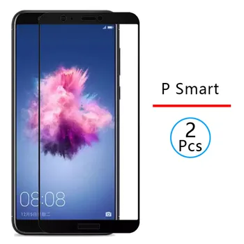 2pcs Zaščitno Steklo Za Huawei P Smart Kaljeno Steklo Screen Protector Polno Kritje Telefon Film Varnost Tremp Na Uživajte 7s 5.65 9h