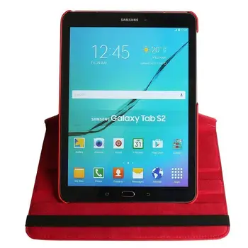 Ohišje Za Samsung Tab Galaxy S2 8.0 palčni T710 T713 T715 T719 SM-T710 SM-T715 Tablet 360 Rotacijski Primeru Nosilec Flip Usnja Kritju