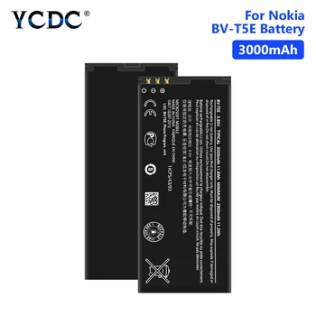 Visoka Kakovost 3000mAh RM-1104 RM-110 Litij-Polimer Mobilni Telefon Baterija BV-T5E Za Nokia, Microsoft Lumia 950 RM-1106 Baterije