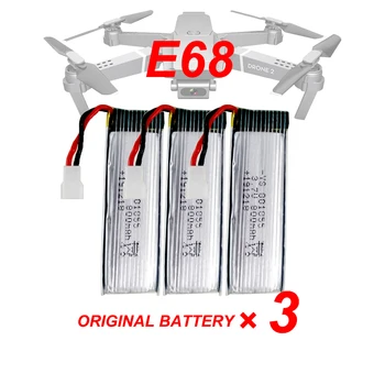 E68 Baterija Original Baterija Eno Baterijo Lahko Letijo Za 15 min 3,7 V 800Mah 1/2/3 Različica