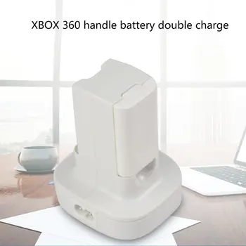 Dvojni Polnilnik za Polnjenje Dock Postajo za Polnjenje Baterije za X-box 360 Gamepad Q39D
