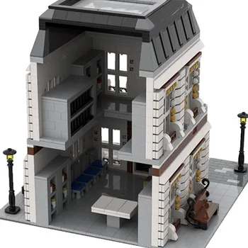 DIY Ustvarjalca Pet Bolnišnici Hiši Model MOC gradniki Mesto Street View Serije Arhitekture Opeke Otroci Igrače za Otroke Darilo