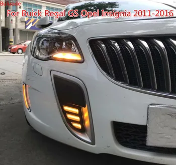 2PCS LED DRL Za Buick Regal GS Opel Insignia 2011 2012 2013 2016 Dnevnih Luči Z Vključite Opozorilne