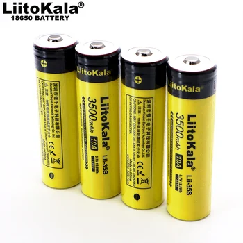 1-10PCS LiitoKala Lii-35S Novo 18650 baterijo 3,7 V 3500mAh polnilna litijeva baterija za LED svetilka+DIY obrnjenega