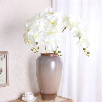 1 Kos umetne orhideja Phalaenopsis ponaredek cvetje doma dekor poročno dekoracijo diy vaze za dekoracijo jedilno mizo christma