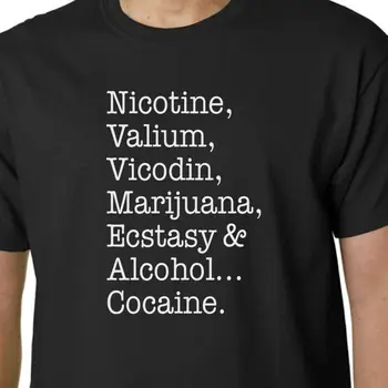 Nikotin Valium Vicodin Itd Majica Qotsa Queens Kameni Dobi Občutek Dober Slogan