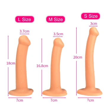Živali Dildo Veliki, Mehki Penis Sex Igrače za Ženske Vagine Analni Masturbator Sesalni Big Dick Nekaj Spogleduje Nemoteno Analni Čepi