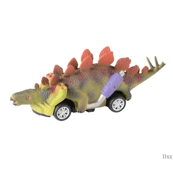 Novo Potegnite Nazaj Dinozaver Avtomobili, Igrače, 6 Pack Dinozaver Roadster Pogodbenice Prednost Igre Dino