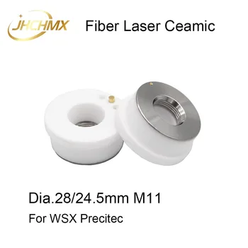 JHCHMX 5Pcs Laser Keramične Šobe Imetnik Dia.28 mm, M11 Za Precitec KTB2 CON P0571-1051-00001 WSX HSG Fiber Laser rezalne Glave