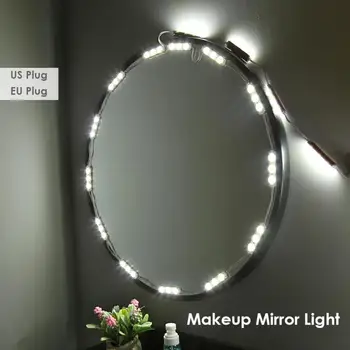 60 LED Žarnice Nečimrnosti Ličila Ogledalo Luči P67 Zatemniti Kozmetični Salon Lučka Soba Make up Namizne svetilke, Svetilke za Dekoracijo