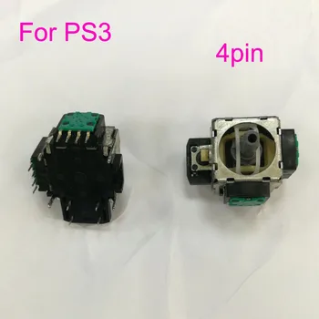10pcs za Playstation 3 PS3 Krmilnik Zamenjava 3D Analogni Palčko Os Senzor Modul 4 Pin, 4 Noge rezervnih Delov