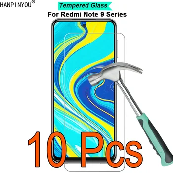 10 Kos/Veliko Za XiaomiRedmi Opomba 9 / 9 Pro Max 9H Trdoto 2.5 D Ultra-tanko Kaljeno Kaljeno Steklo Film Screen Protector Stražar