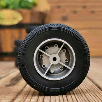 4pcs/set 1/24 obsega pnevmatike model diecast zlitine tovornjak gume kolo model spremenjen semi-tovornjak priklopnika pnevmatike, pribor model zaslona