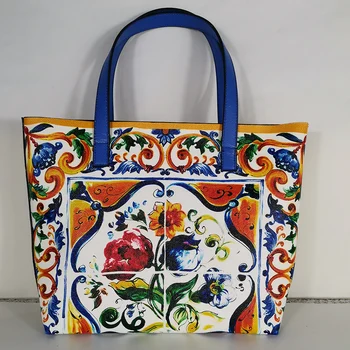 Znane blagovne znamke torbice luksuzni 2019 Ženske rose moda largelarge tote vrečko italija luksuzne blagovne znamke torba Torba Cvetlični Teksturirane