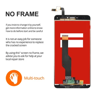 Visoka Kakovost LCD Za Xiaomi Redmi Opomba 4X LCD Zaslon +Okvir Za Redmi Opomba 4 Globalni Različici LCD Le Za Snapdragon 625