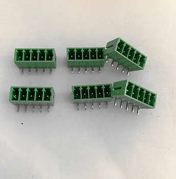 20sets plug-in PCB terminal 2EDGK med vrsticami 3.81 mm 2P 3P 4P ~ 24P MC1.5 Phoenix terminal ukrivljeno iglo sedež