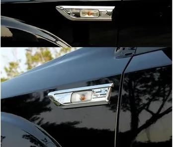 ABS Nerjavečega jekla Chrome Strani odtenek Lučka za Kritje Stranski pokrov obrnite lampshade za Dodge Journey 2009 do 2016 Avto styling