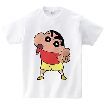 Barvice shin-chan oblačila Japonske anime Otroci t shirt Voščenka shin chan t srajce Otroci oblačila blagovne Znamke za fanta in dekle, 2-8Yeas