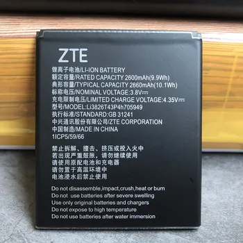Za ZTE Blade A5 2019 Baterijo 2600mAh Mobilnega Telefona Baterije Li3826T43P4h705949 Visoko Kakovost Nove Original