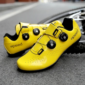 Cestni kolesarski čevlji pisane reflektivni barva spreminja, Strokovno Gorsko Kolo Dihanje Kolesarske Dirke samozapiralni Čevlji