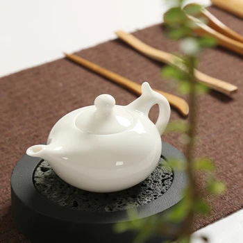 Belega porcelana čajnik Dehua jade porcelana čajnik lončenine en lonec Kung Fu čajnik s filter porcelana pot Brezplačna Dostava