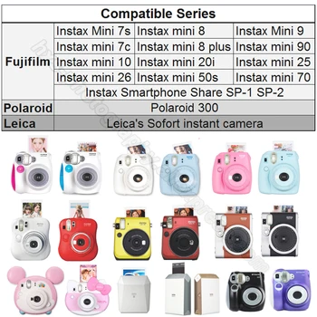100 Bele Liste Fujifilm Fuji Instax Mini Film Za Mini 11 8 9 7s 70 90 25 Instax Hitra Kamera Delež Liplay SP-1 SP-2 tiskalnika