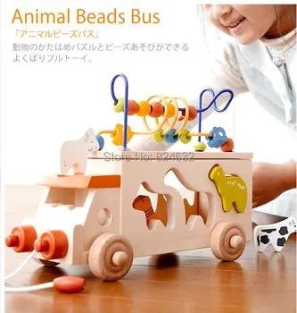Baby Lesa Igrače, Živali Kroglice Avtobus Baby Izobraževalne Živali Blokov Okrog Kroglice Igrača Gradnike, igrače za otroke