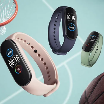InStock Xiaomi Mi Pasu 5 Pametna Zapestnica Mi Pasu 5 Globalni Različici Smartband Srčni Utrip Fitnes Tracker Bluetooth Nepremočljiva Watch
