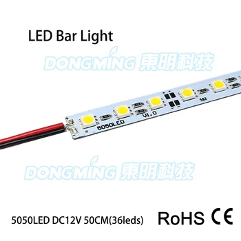 10pcs/Lot 0,5 m LED bar svetlobe 5050 SMD DC 12V 36Leds led trakovi luči led luces bar kuhinjo led undercabinet svetlobe