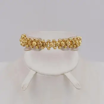 Visoka Kakovost Ltaly 750 Zlato barvo Nakit Set Za Ženske afriške kroglice jewlery moda ogrlico iz uhan nakit